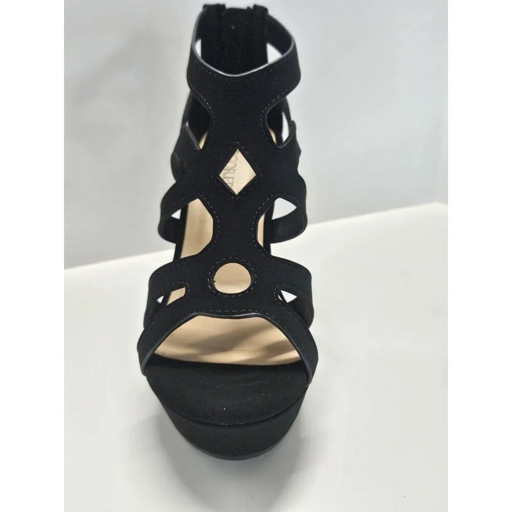 Marco Republic,‎ Woman's Size 5.5 Black Nubuck, 